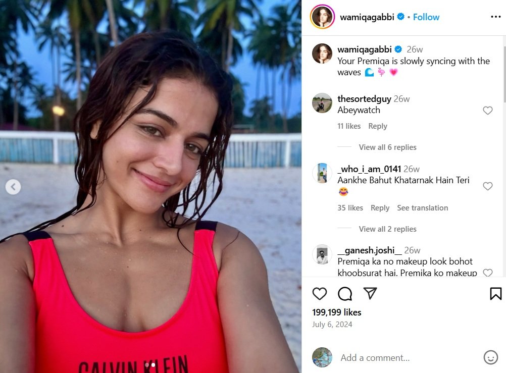 Wamiqa Gabbi Neon Stunner Bollywoodlifes.in