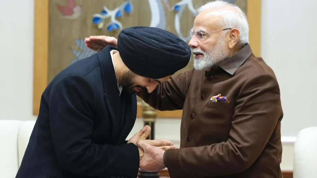 Diljit Dosanjh Meets PM Modi, Gifts Tour Poster