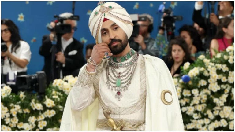 Diljit Dosanjh Shines at Met Gala 25 in Royal Punjabi Look bollywoodlifes.in