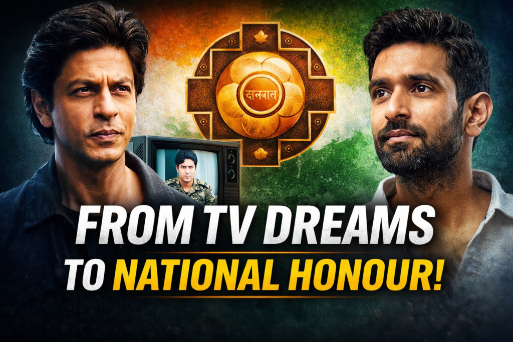 From TV Sets to National Pride Shah Rukh Khan and Vikrant Massey Inspiring Journey of Dreams and Honour bollywoodlifes.in