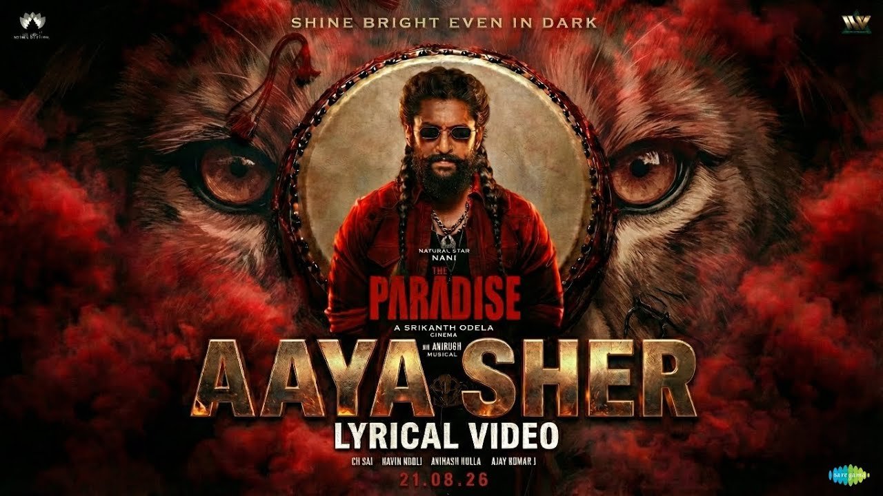 Nani Roars in Aaya Sher Promo from The Paradise Full Anthem Set as Birthday Blast bollywoodlifes.in