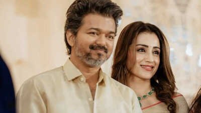 Trisha Krishnan Reacts to Vijay Dating Rumours Silence bollywoodlifes.in