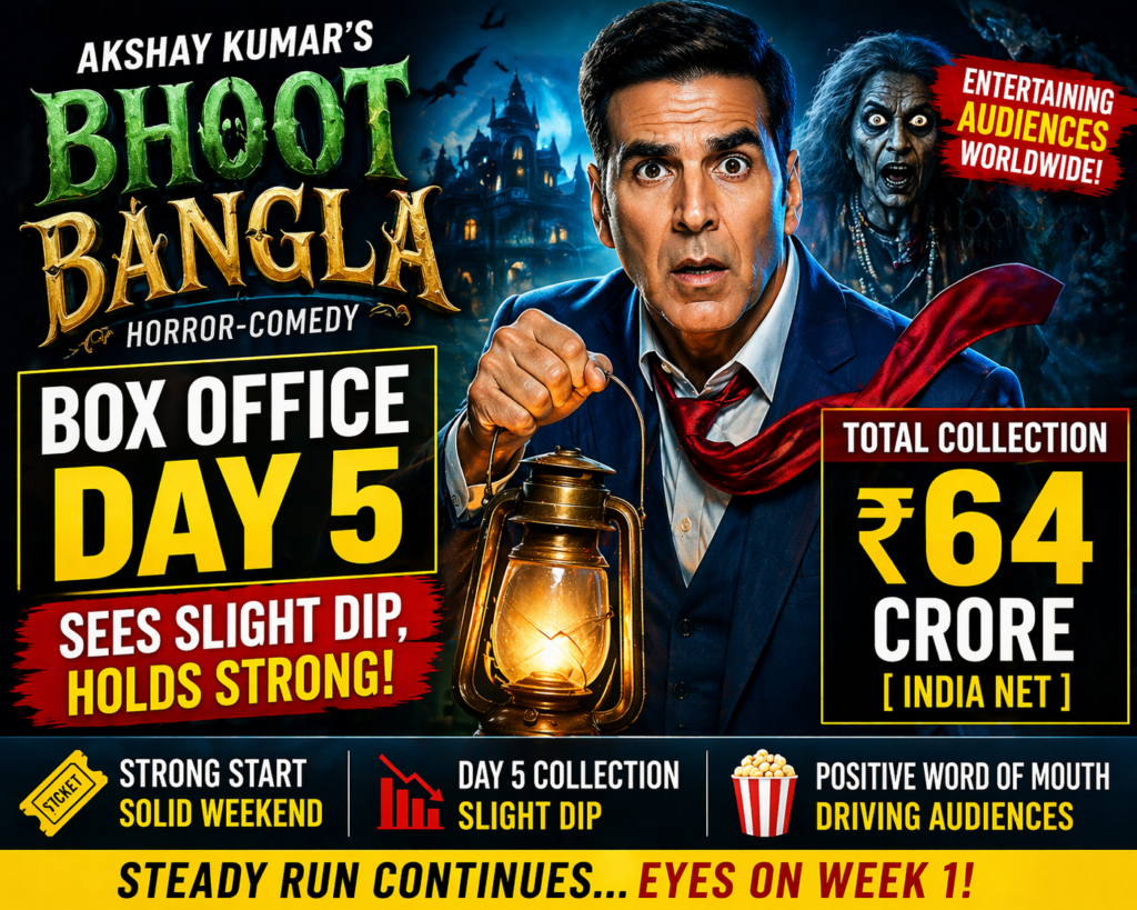 Bhoot Bangla Day 5 Akshay Kumar Film Sees Slight Dip bollywoodlifes.in