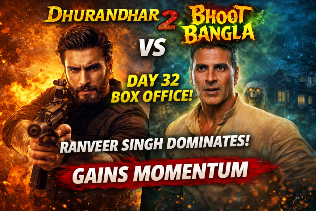 Dhurandhar 2 Day 32 Box Office: Ranveer Singh Film Dominates as Bhoot Bangla Gains Momentum