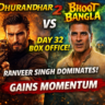 Dhurandhar 2 Day 32 Box Office: Ranveer Singh Film Dominates as Bhoot Bangla Gains Momentum