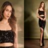 Rakul Preet Singh Stuns in a Black Sequin Co-Ord with a Bold Thigh-High Slit
