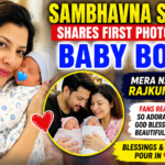 Sambhavna Seth Shares First Photos of Baby Boy Fans Celebrate Her Dream Come True bollywoodlifes.in