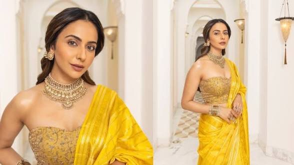 Rakul Preet Singh Stuns in ₹2.75 Lakh Saree at Ramayana
